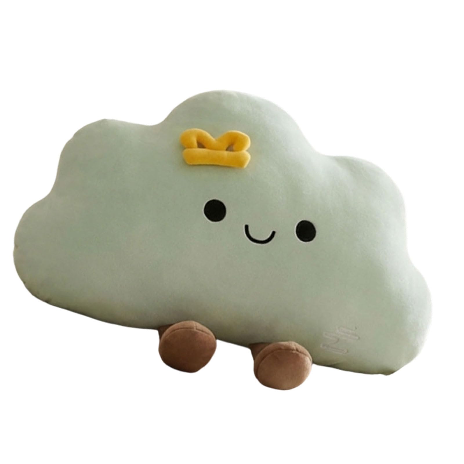 Shntig Cartoon Cloud Shape Backrest Cushion Reading Pillow for Chair Sofa and Bed Ergonomic with PP Cotton Filling Couch Pillow