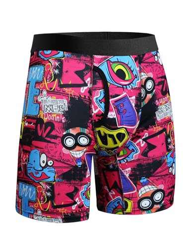 Men's Underwear Boxer Briefs for Men Moisture Wicking & Breathable No Ride Up Boxer Briefs Multipack2