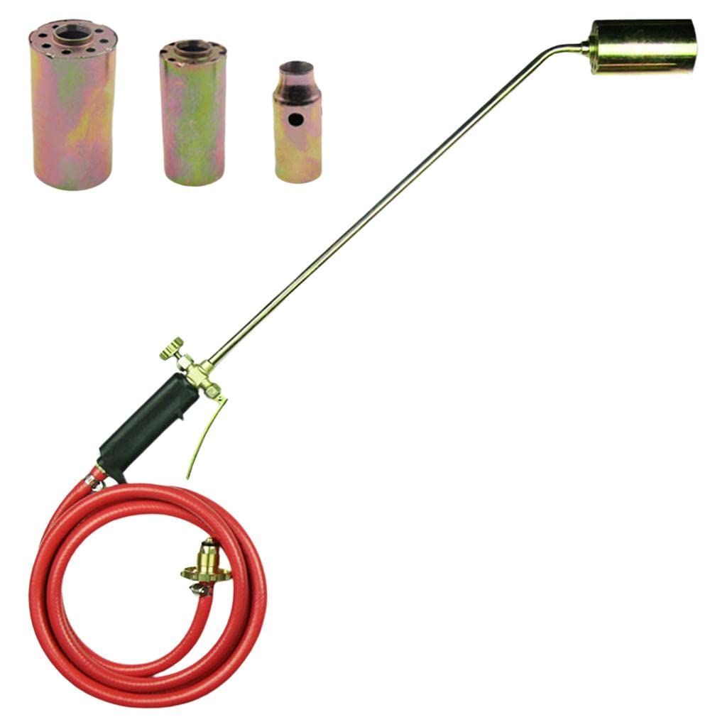 ECOMISTIQ® Welding Torch Weed Burner with 3 Nozzles Igniters Weeder for Thawing Heating|Home & Garden|Yard, Garden & Outdoor Living|Gardening Supplies|Weed & Pest Control|Weed Control|-image-39