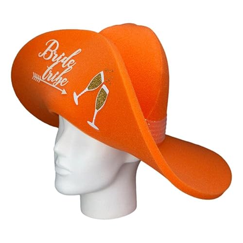 Vista 146 de FOAM PARTY HATS: Venezuela Bride Hat - Wedding Party Hat - Hora Loca Hat - Bachelorette Party Hat - Bridal Shower Hat - Wedding Hair Vine Hat