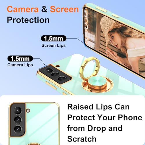 Coque Samsung S21 Plus pour éviter les rayures et chutes avec support bague - 4
