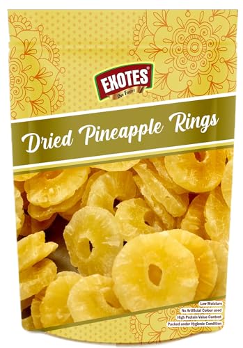 Image of Exotes Premium Dry Fruits (Dried Pineapple Rings), 250 g