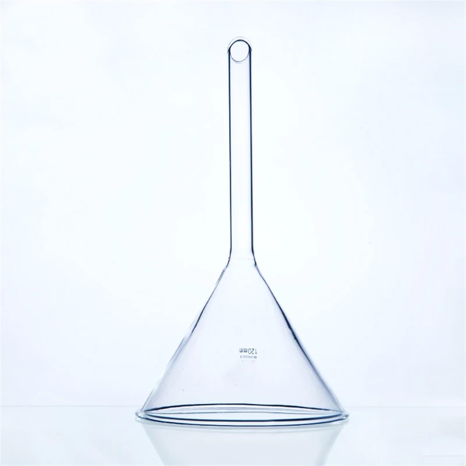 Imbuto in vetro triangolare da laboratorio, imbuto in vetro borosilicato spesso, attrezzatura da laboratorio(40mm)