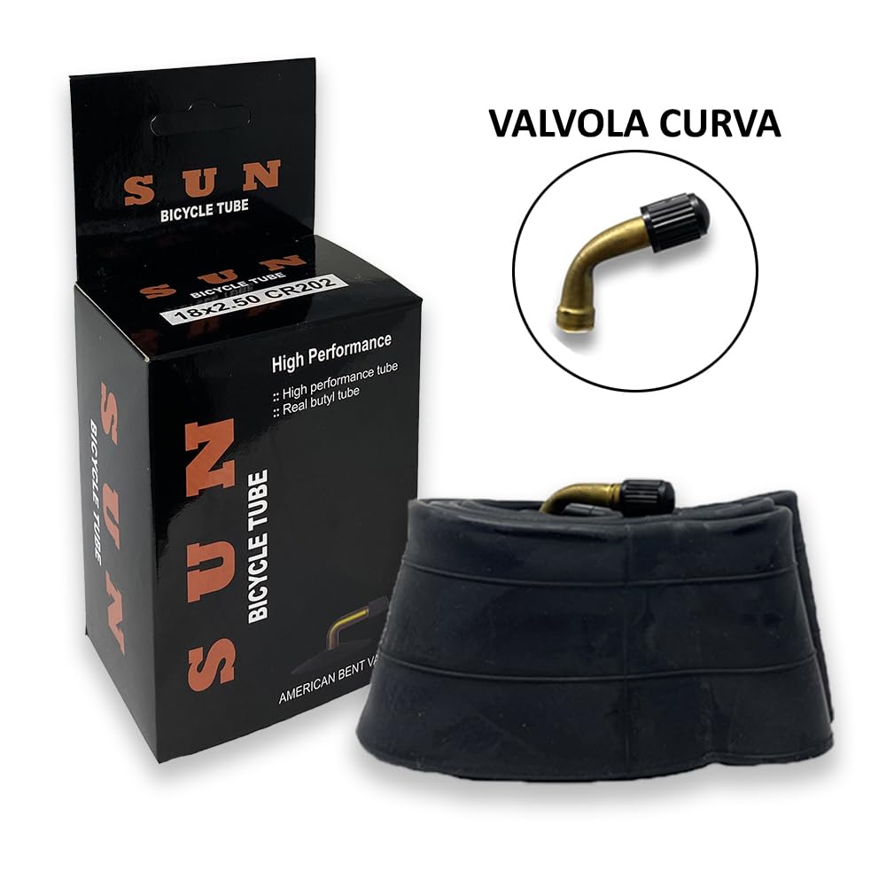 COPPIA DUE COPERTONI E DUE CAMERE D'ARIA BICI ELETTRICA 18 X 2,50 64-355