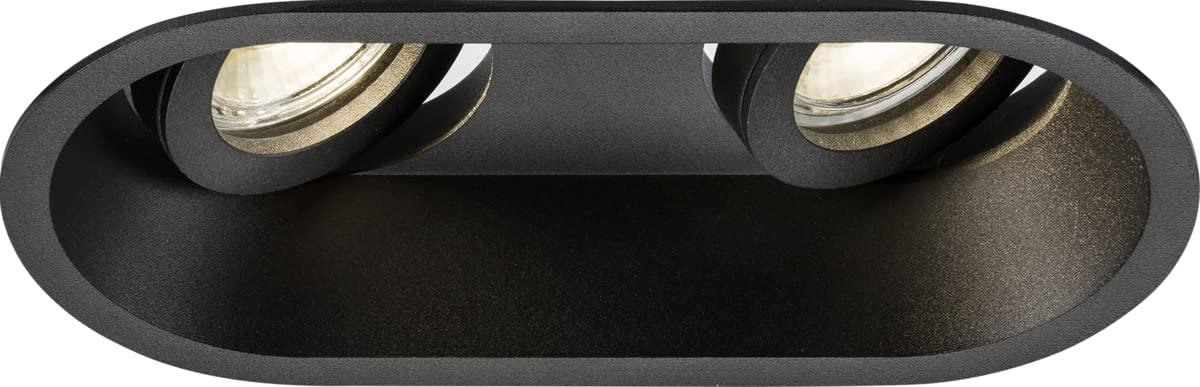 Dipa Twin Tilt Anti-Glare Black Downlight