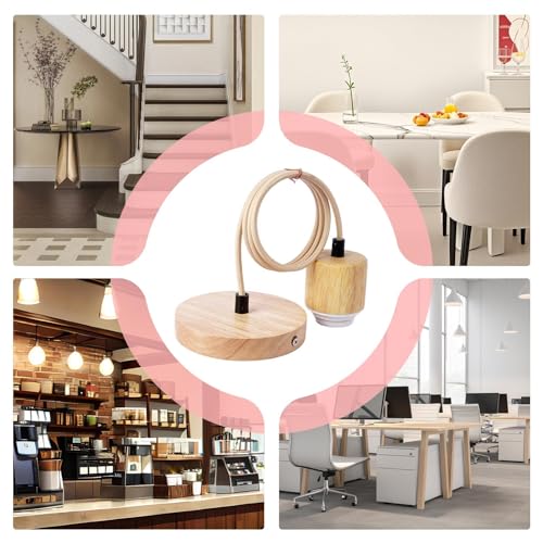 Light Hanger vintage réglable | Douille suspendue style farmhouse rustique