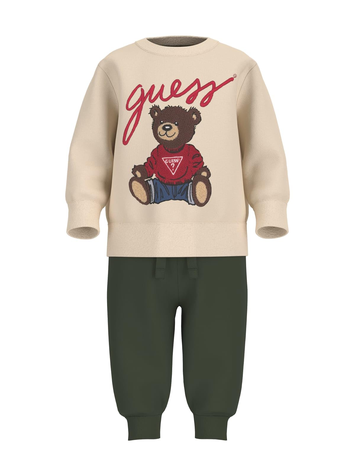 Guess Tuta per Bimbo Bege 12 Mesi (80cm)