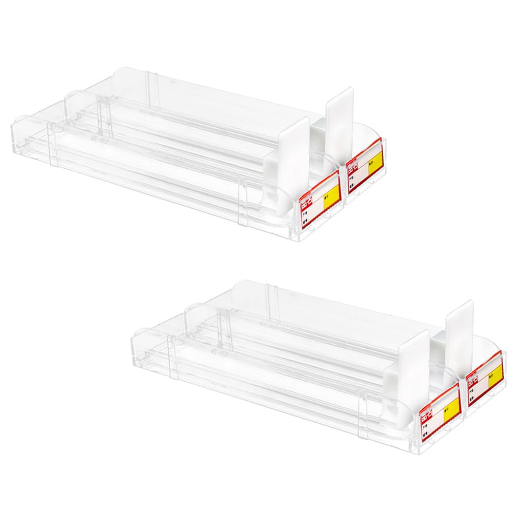 Auto-Push Display Rack Lightweight Practical Tobacco Accessory Organizer for Retail Stores 11X2.4X1.6 Inch