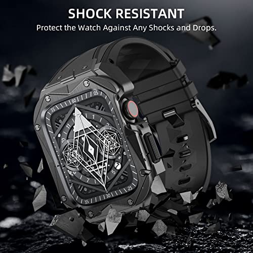 Mod kit Apple Watch métal antichoc pour protéger votre iwatch 45mm - 4