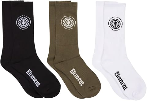 Element Icon Socks 3pk Calcetines Hombre (Pack de 1)