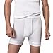 Produktbild con-ta- 5er Spar-Pack Herren Unterhose/Slip - Doppelripp mit Eingriff und kurzem Bein- 100% supergekämmte Baumwolle - Weiß Trockner geeignet (9/3XL, 5 X Weiß)