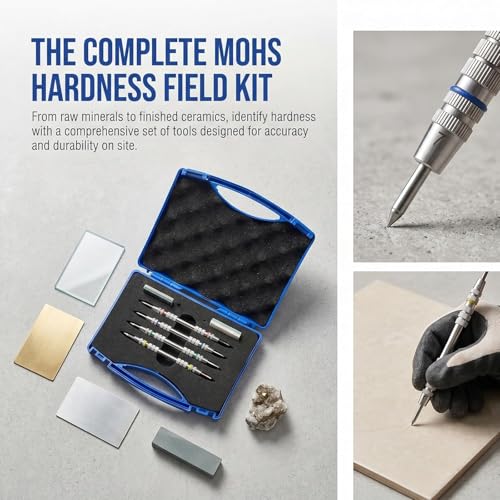 Kit de test de dureté Mohs à double pointe pour identifier facilement vos cristaux - 3