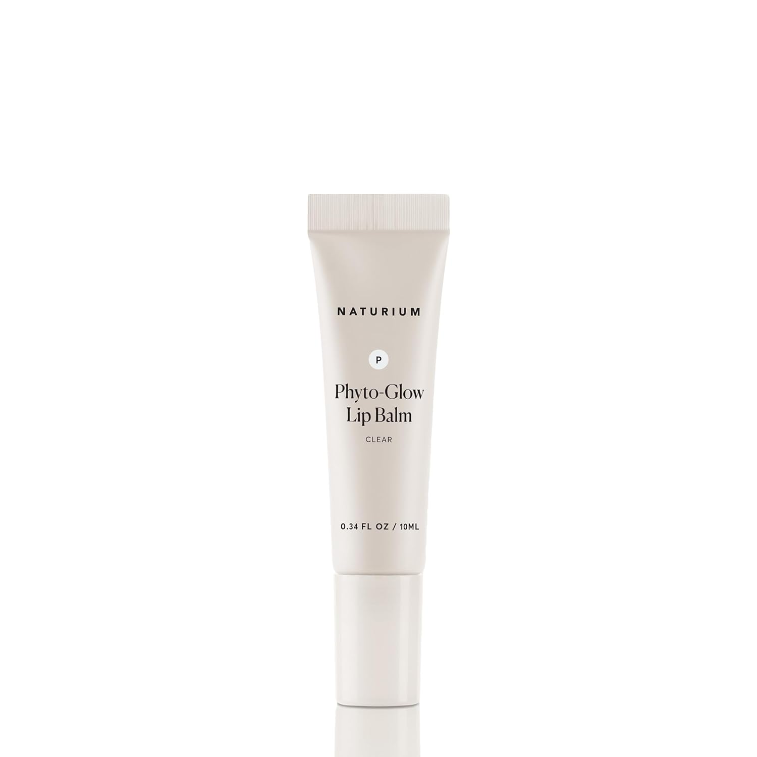 Naturium Phyto-Glow Lip Balm, Hydrating Lip Care with a Glossy Finish, 0.34 oz Clear