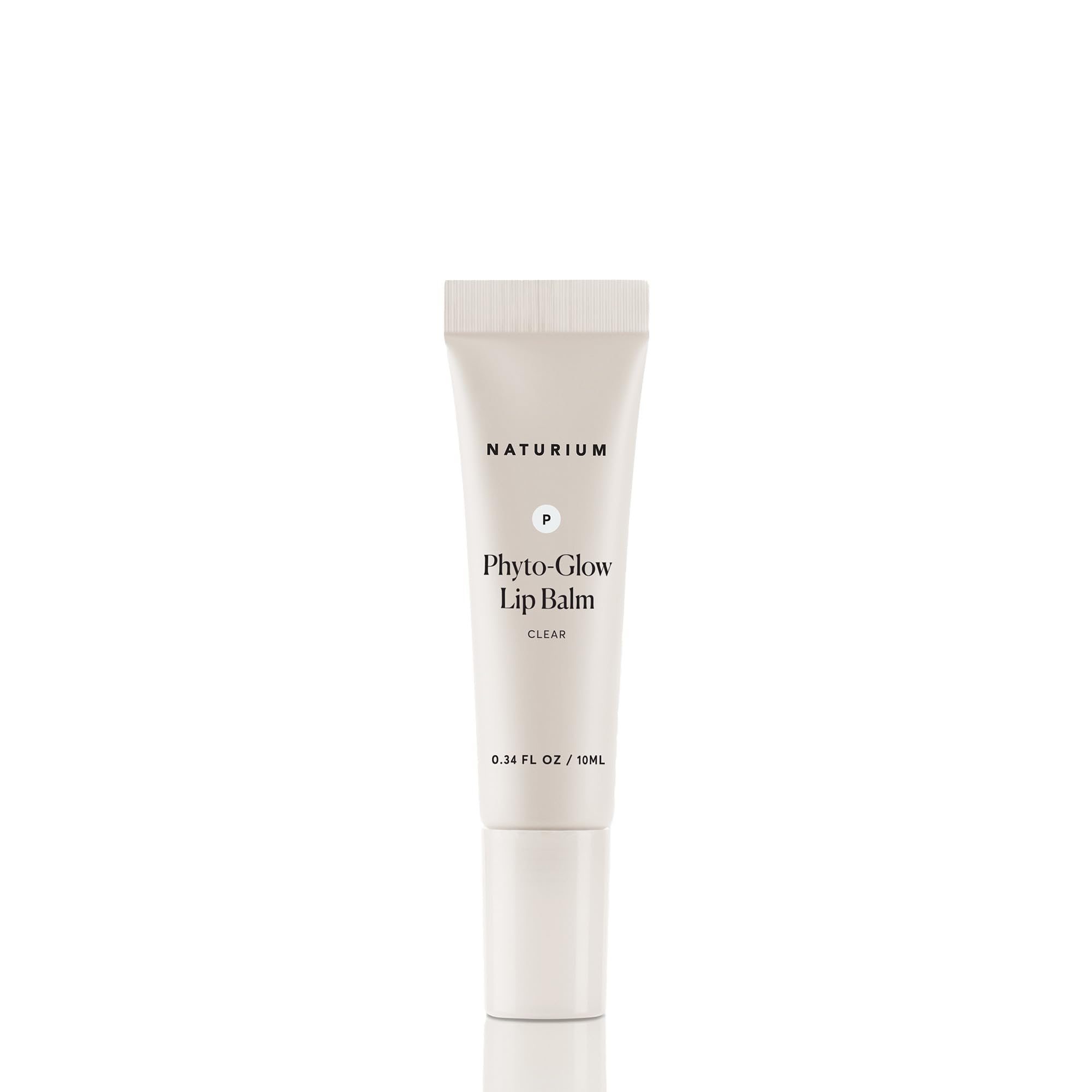 Naturium Phyto-Glow Lip Balm | With Shea Butter & Squalane, Sheer Colour | 10 ml, Clear