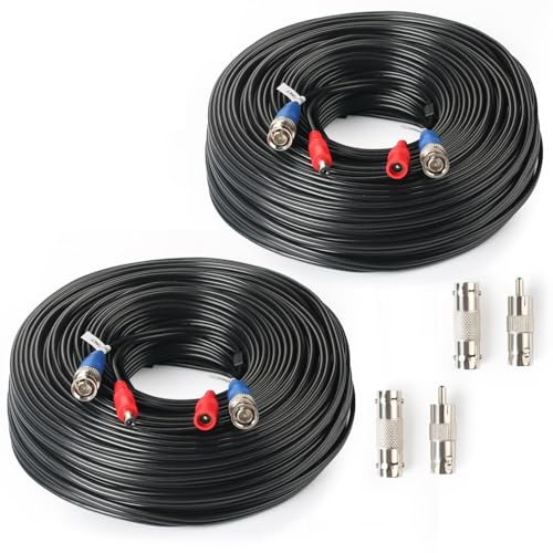 Cable BNC para cámaras de seguridad de 60m: instalación CCTV estable y sin interferencias