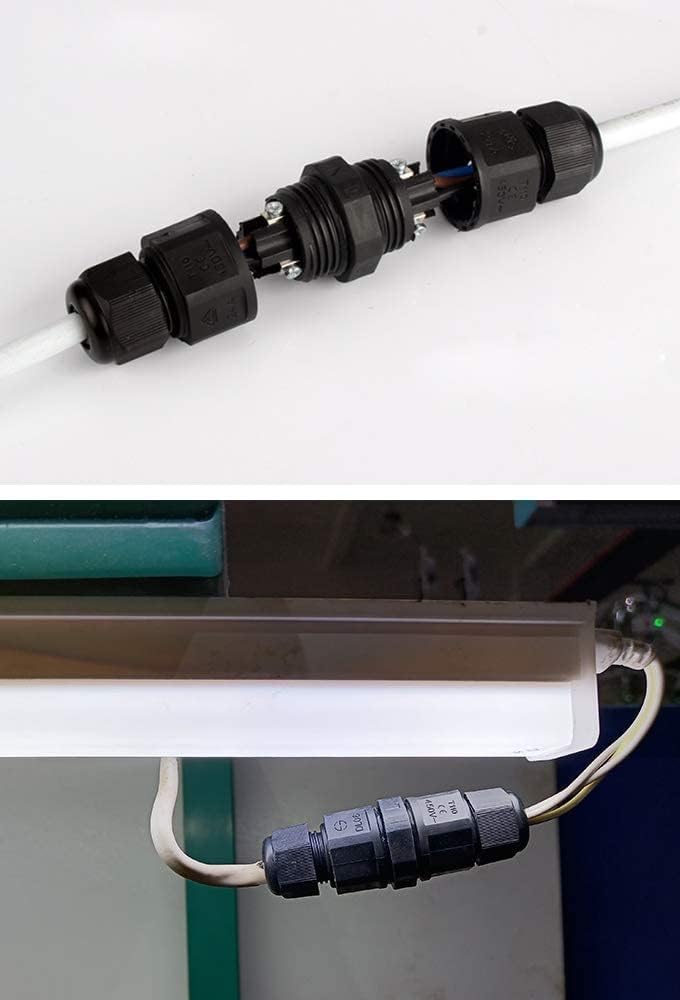 Waterproof Junction Box 3 Way and 2 Way 3 pin Waterproof Cable Connectors