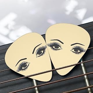 Yeux Médiators de guitare 12 médiators tendance durables dans une boîte pour ukulélé guitare électrique basse - Les Beatles, Paul McCartney, John Lennon, RIngo Starr, George Harrison Yeux Médiators de guitare 12 médiators tendance durables dans une boîte pour ukulélé guitare électrique basse – Image 7