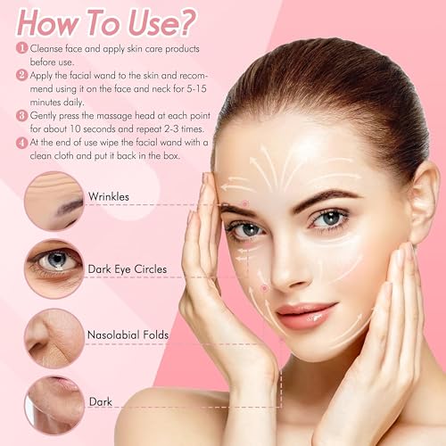 Image of Concepta Red Light Therapy for Face | 4‑in‑1 Skincare Tool with EMS Microcurrent & Vibration | Rechargeable Face Massager Machine for Facial & Eye Care