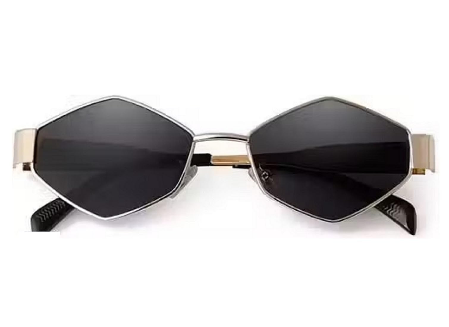 CAPITEUM Mc Stan Rimless Sunglasses Black Pus Black - Image 1