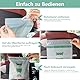 120 Pack Bin Bag Auto Müllsäcke, klebbar Verdickt kleine Müllsack, Gepastete Mülltüte klebrige nicht abfärbende, Flüssigkeiten geeignet für Car Beifahrer und Rücksitze