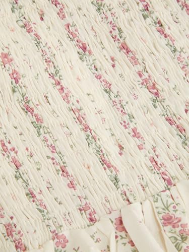 Image of CIDER Floral Dress for Women Summer Mini Sundresses Spaghetti Strap Cute Vacation Dresses Boho Casual Outfits
