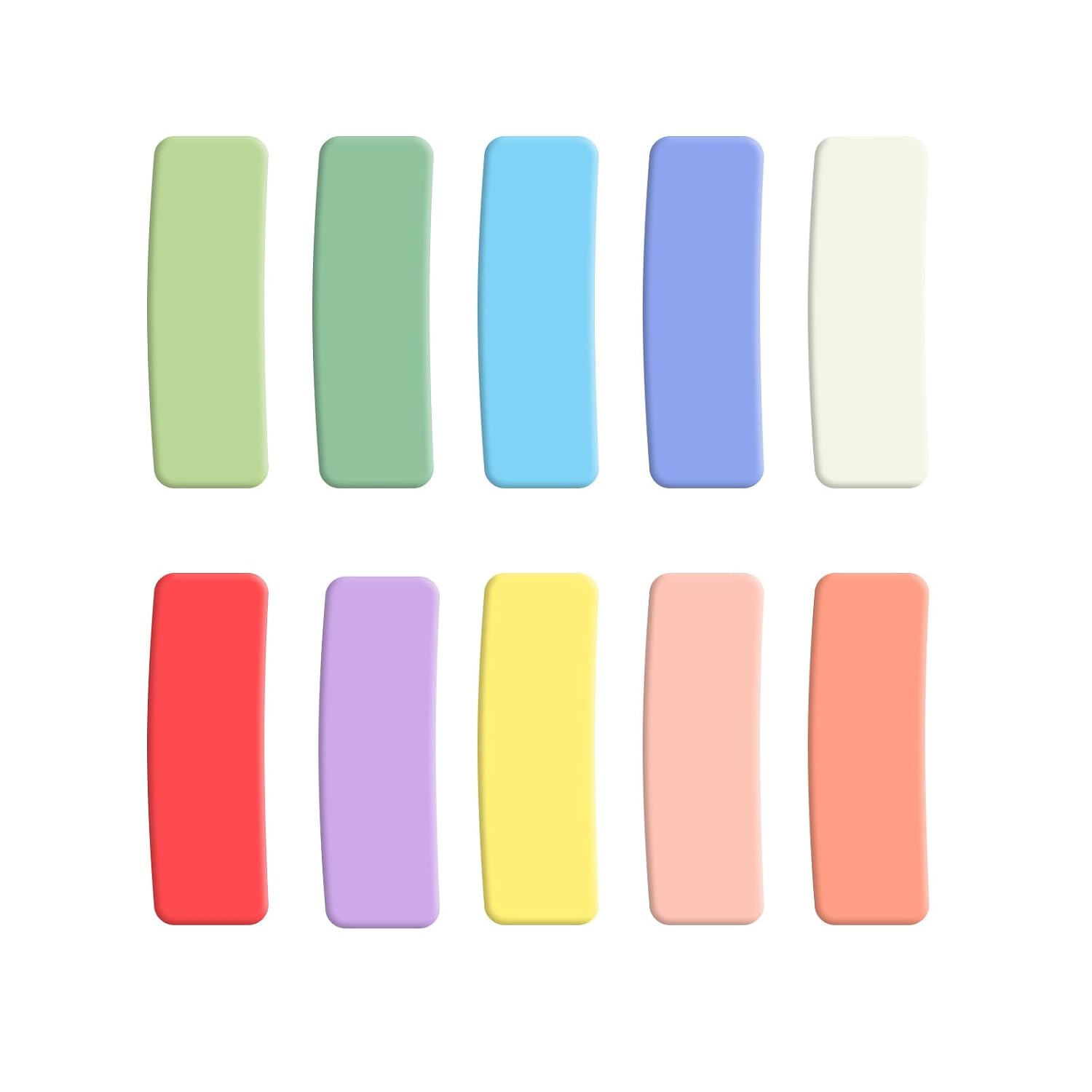 Mini Metal Hair Clips 5.2cm for Little Girls Baby Kids Colorful Small Hair Clips Candy Colors Non-Slip Kids Hair Clips Hair Accessories for Fins 10pcs