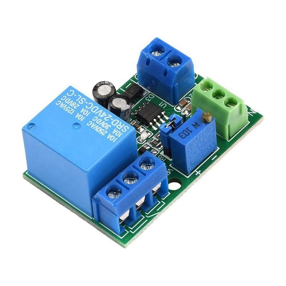 Aundhegrtt As Shown For Automotive For Automotive Circuit Modification 1Ch Dc Voltage Comparator Module 24V Relay Board 1 Channel Circuit