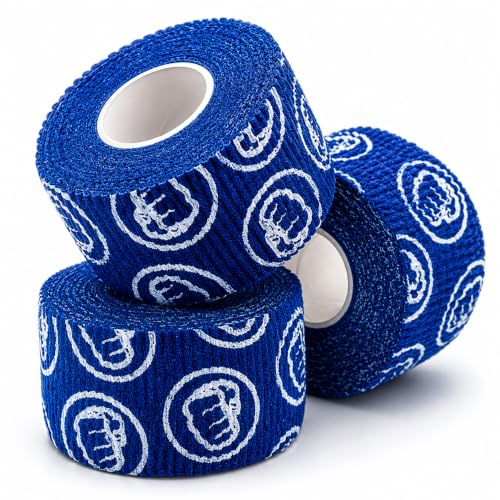 Image of WOD Nation Flexible Hook-Grip Athletic Tape - Easy-Tear, Sweat-Proof Thumb & Finger Strips for Weightlifting