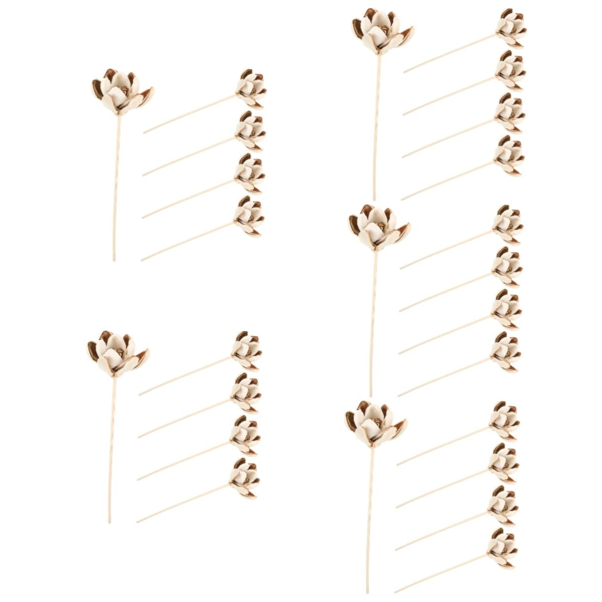 SEWACC 25stücke Teiliges Aromatherapie Diffuser Sticks Elegante Duftstäbchen Für Raumduft Für Büro Schlafzimmer Wohnzimmer Und Badezimmer Wiederverwendbar Transparent