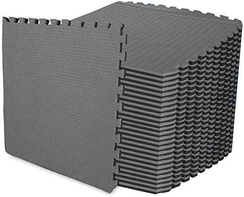 ComFy Mat Extra Thick (2cm) Foam Exercise Mats, Gym Flooring Mat, Interlocking Puzzle EVA Floor Tiles, Non slip Rubber Cushion For Home Workout