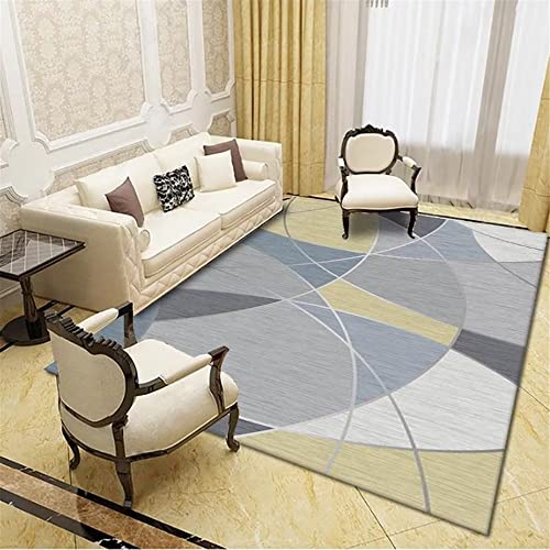 Tapis salon gris 80x120 antidérapant et doux pour un tapis de chevet chaleureux