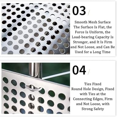 Stainless Steel Window Guards for Enhanced Security, Perforated Metal Panels for Balcony Safety & Succulent Display, Includes Protective Gloves for Easy Installation