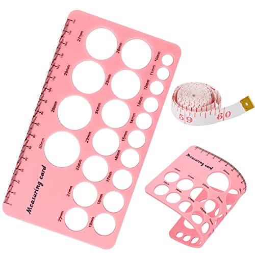 Image of Silicone Nipple Ruler, Nipple Ruler for Flange Sizing Measurement Tool,Soft Flange Size Measure for Nipples, Breast Flange Measuring Tool Breast Pump Sizing Tool - New Mothers Musthaves（Pink）