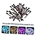HOLIDYOYO 40pcs RGB Led Strip Connectors Pin Plugs for Lights Led Strips Wire Connectors Male Female Pins No Tools Needed Flexible Cables