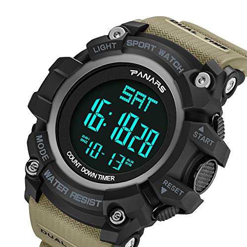 Montre enfants garçons sport de plein air étanche couleur khaki