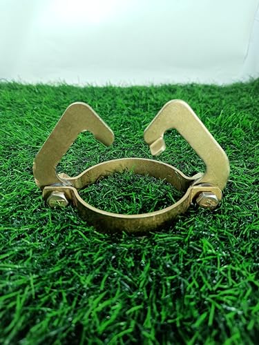 Image of Heavy Duty Metal O-Type Pipe Clamp Ring with Bolt | MS Pipe Holder Clamp for Irrigation /Plumbing Sprinkler Fittings | Anti-Rust Finish | Pack of 20 | 3 inch