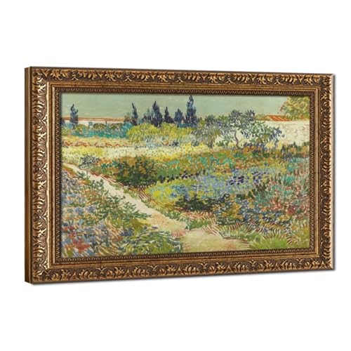 Toile Jardin d'Arles Van Gogh 30x45 cm - Cadre mural de salon