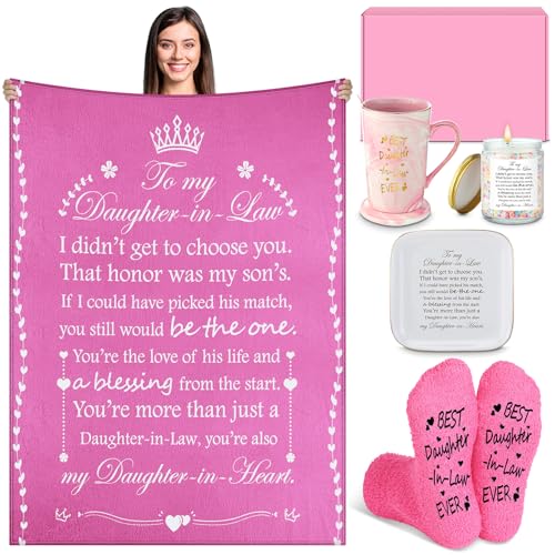 Reallnaive 6 Pcs Christmas Daughter in Law Gifts from Mother