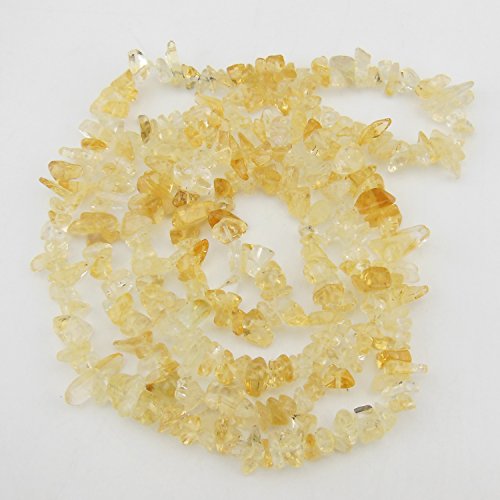 Coiris 2 Strands 33'' 5-8Mm Nice Yellow Citrine Loose Chips Gemstone Beads For Jewelry Diy Or Making & Design (St-1005) #TOP1