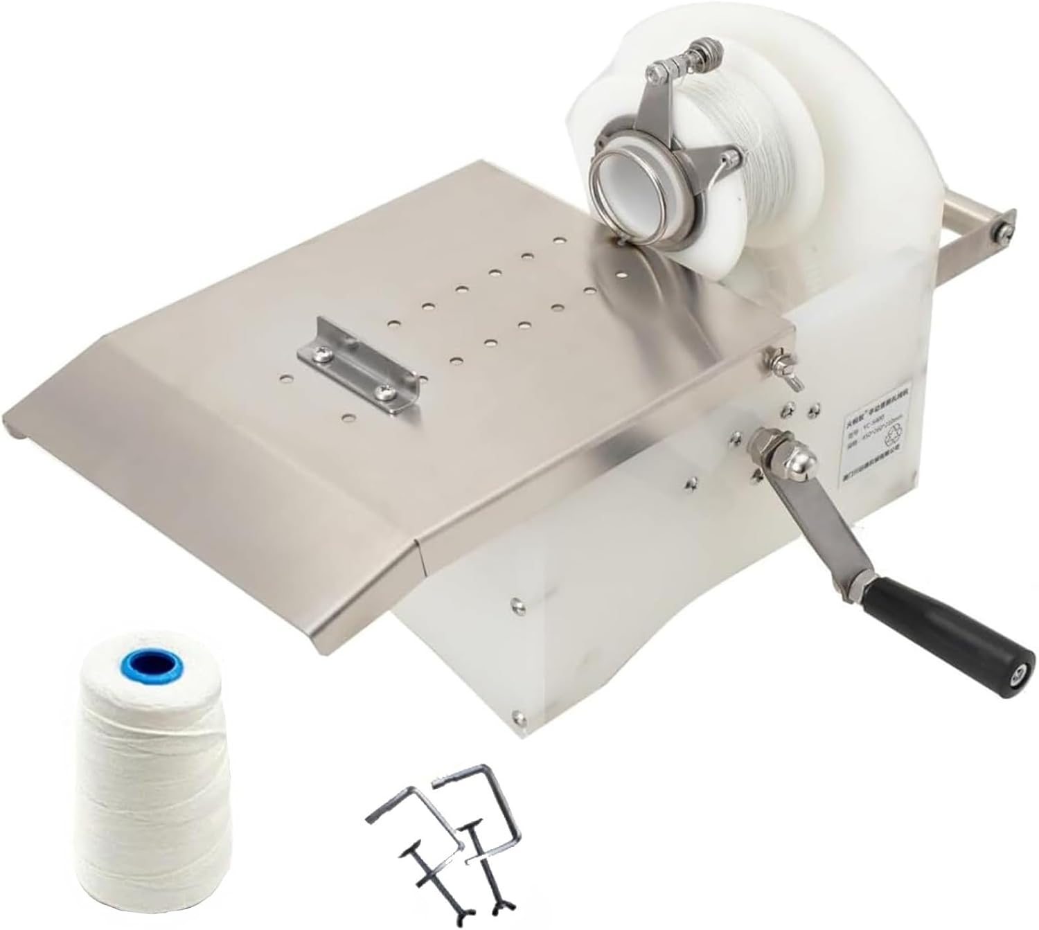 Hand Roll Sausage Knotting Machine,Stainless Steel Manual Sausage Tying Machine,0-45mm Sausage Sausage Tying Machine,Sausage Linker for Home Use