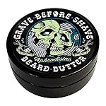 Grave Before Shave Leather/Cedar-wood scent Beard Conditioning Butter 4 oz.
