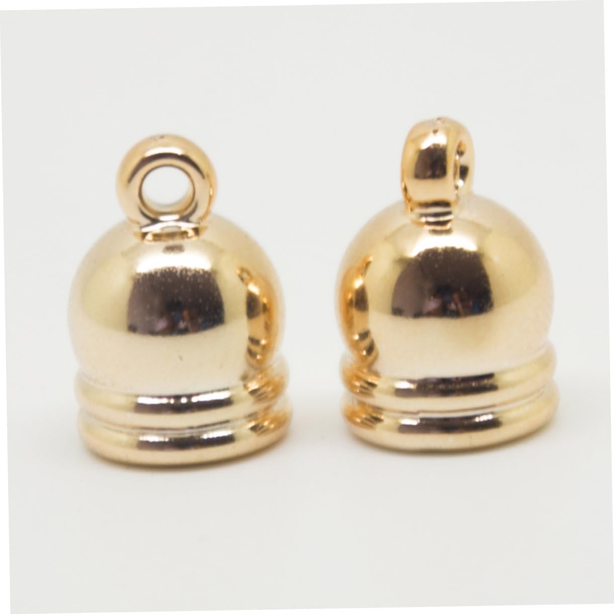 Lurrose 600pcs Electroplated Tassel End Caps for Jewelry Making Includes Each for Bracelets Necklaces and Keychains and Easy to Use