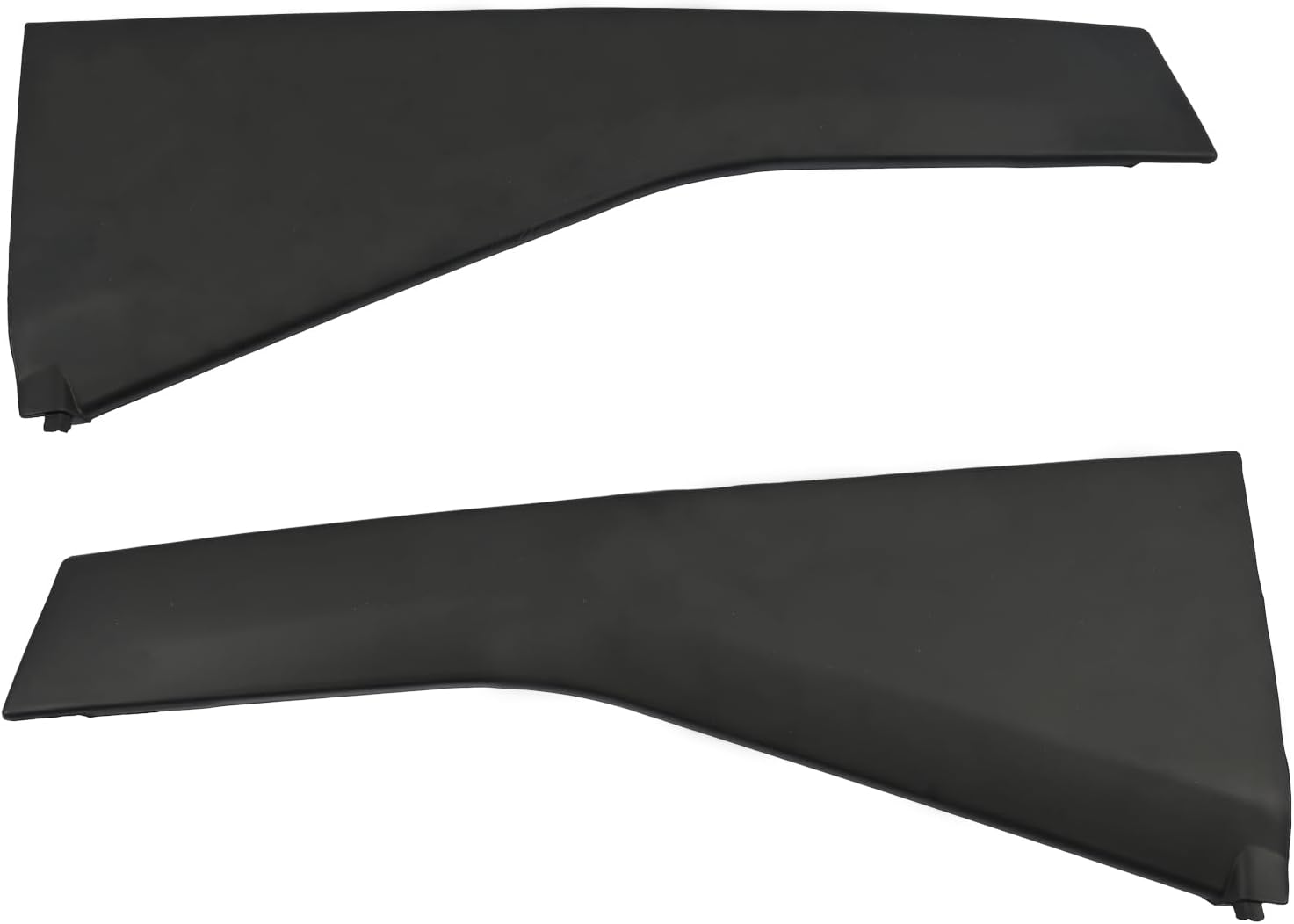 2Pcs Rear Left & Right Door Pillar Garnish Replace 72721-SAA-003 72761-SAA-003 Compatible with Honda Fit 2007-2008 Window Pillar Posts Cover Trim Molding