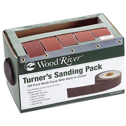 Amazon WoodRiver Turner's Sanding Pack Sandpaper by Woodcraft Supply