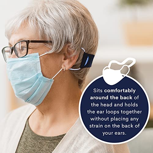 Maskie Face Mask Holder, Ultra-Light And Breathable Mask Ear Saver With Adjustable Gripper, Comfortable Mask Strap, Wear It In Multiple Ways, Reusable Mask Extenders/Ear Savers, 2.9 G - Ursa Straps #TOP5
