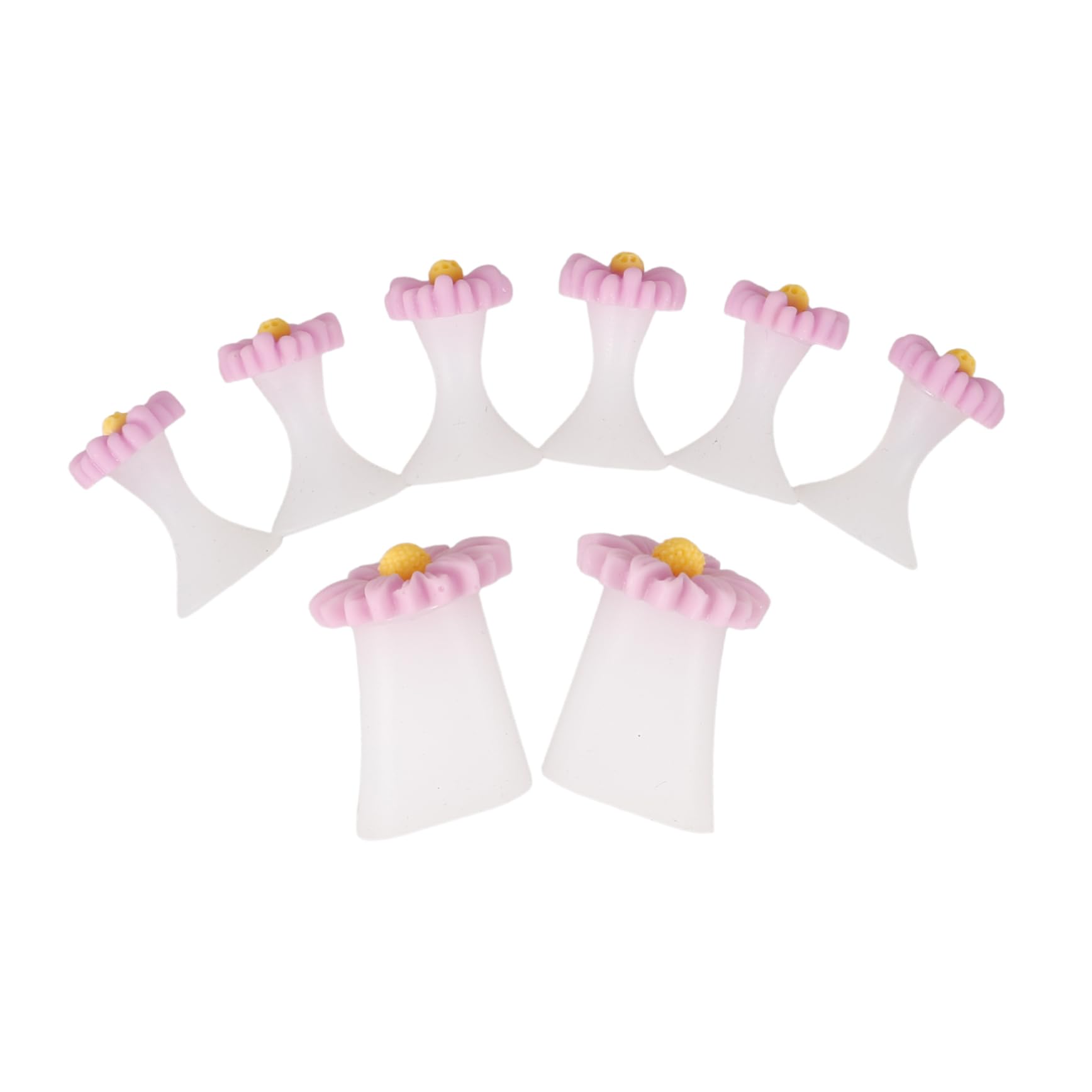 GALPADA Daisy Flower Toe Dividers for Women Silicone Toe Separators for Pedicures Nail Art