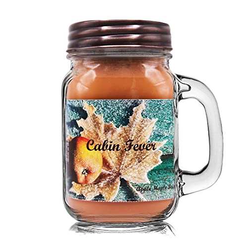 Bougie pomme érable bourbon pour une ambiance chalet cocooning
