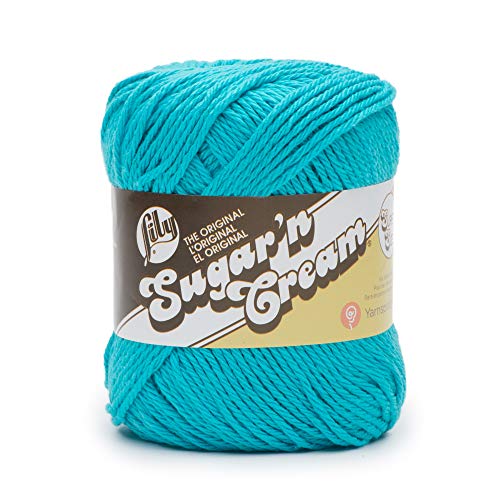 Image of Lily SUGAR N CREAM SUPER SIZE Yarn, Big Ball, Aquamarine
