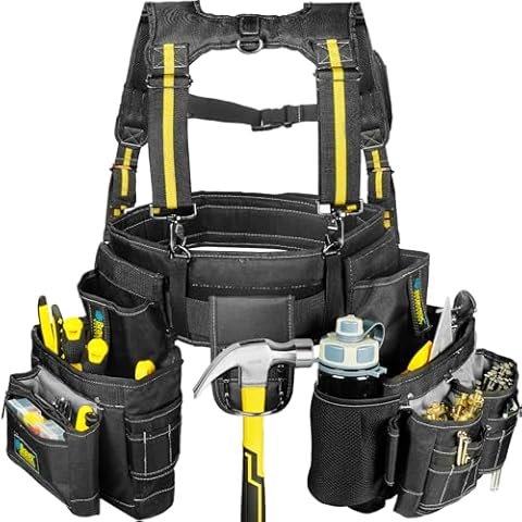 Tool Belt Suspenders - Pro Ultra 20 Bags Y-Style Cover