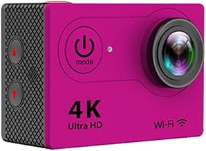 QYL Camera Purple WIFI Motion 4K HD Camera 30m Waterproof Camera Motorcycle Helmet Recorder Remote Control Portable Camera Color Purple QYL Camera Purple WIFI Motion 4K HD Camera 30m Waterproof Camera Motorcycle Helmet Recorder Remote Control Portable Camera Color Purple